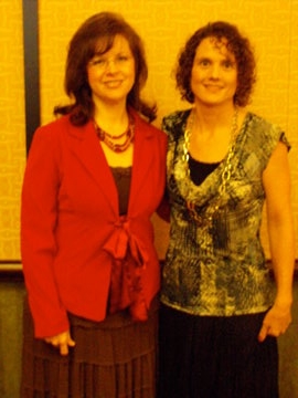 Shannon and me (Jennifer) at the ACFW conference in 2009