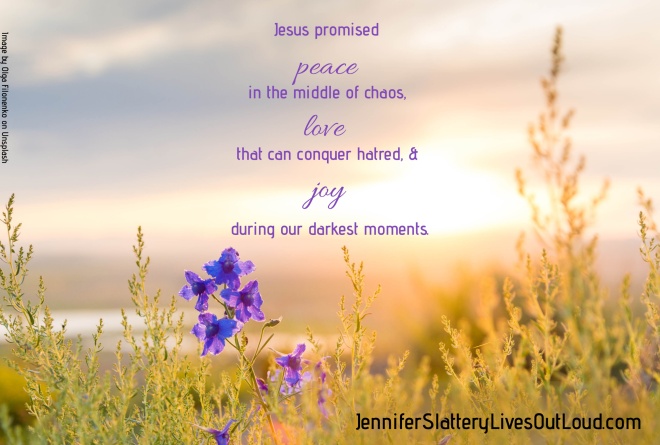 sunrise, flowers, and clouds with quote regarding joy