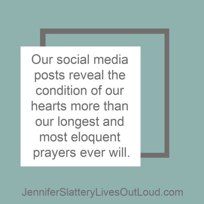 Social media reveals our hearts quote